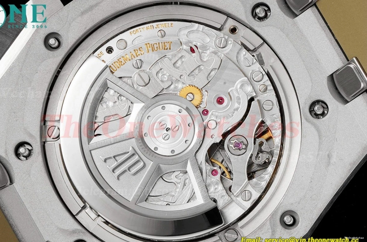 APF Brown Oak SS 43mm Offshore Black Royal RU Chrono A7750 0402